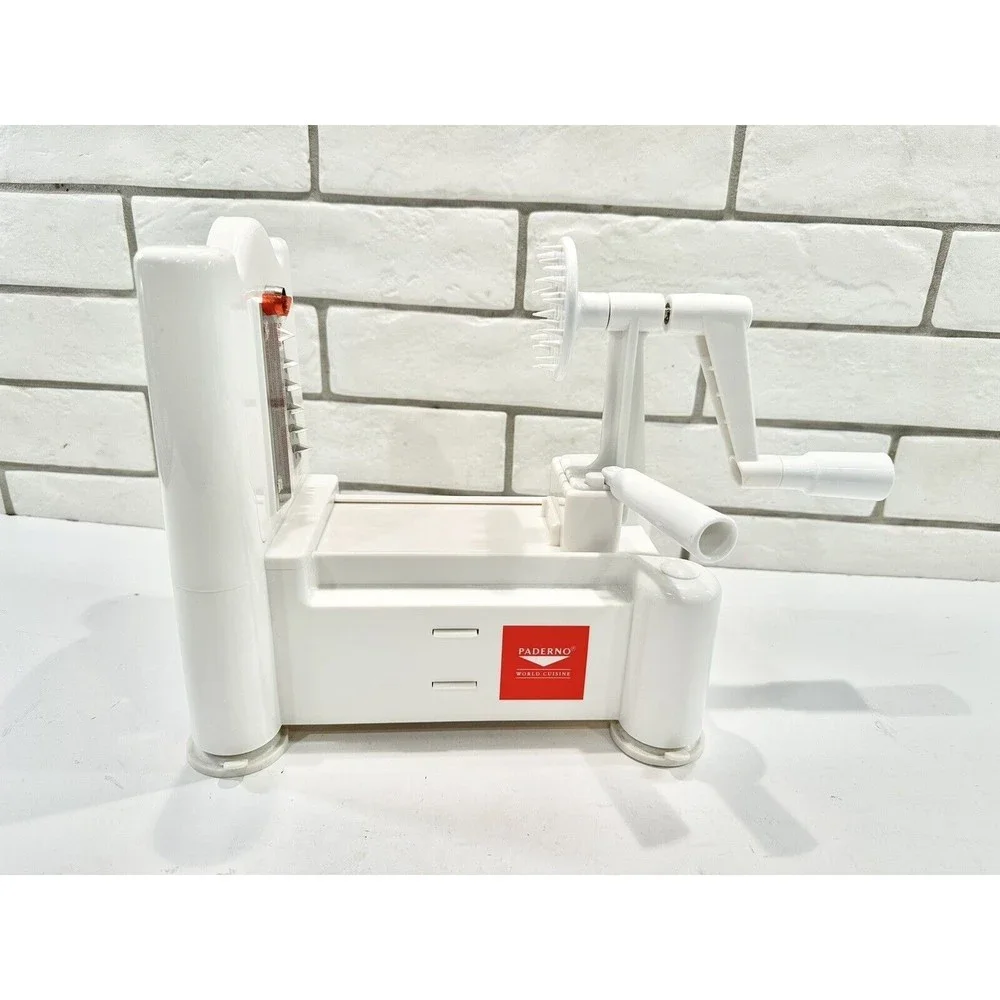 Williams Sonoma Paderno World‎ Cuisine Plastic Spiral Vegetable Slicer 3 Blades